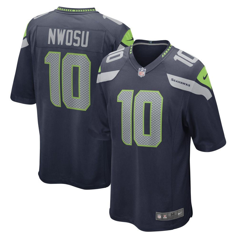 Men's Seattle Seahawks Uchenna Nwosu College Navy Game Player Jersey
