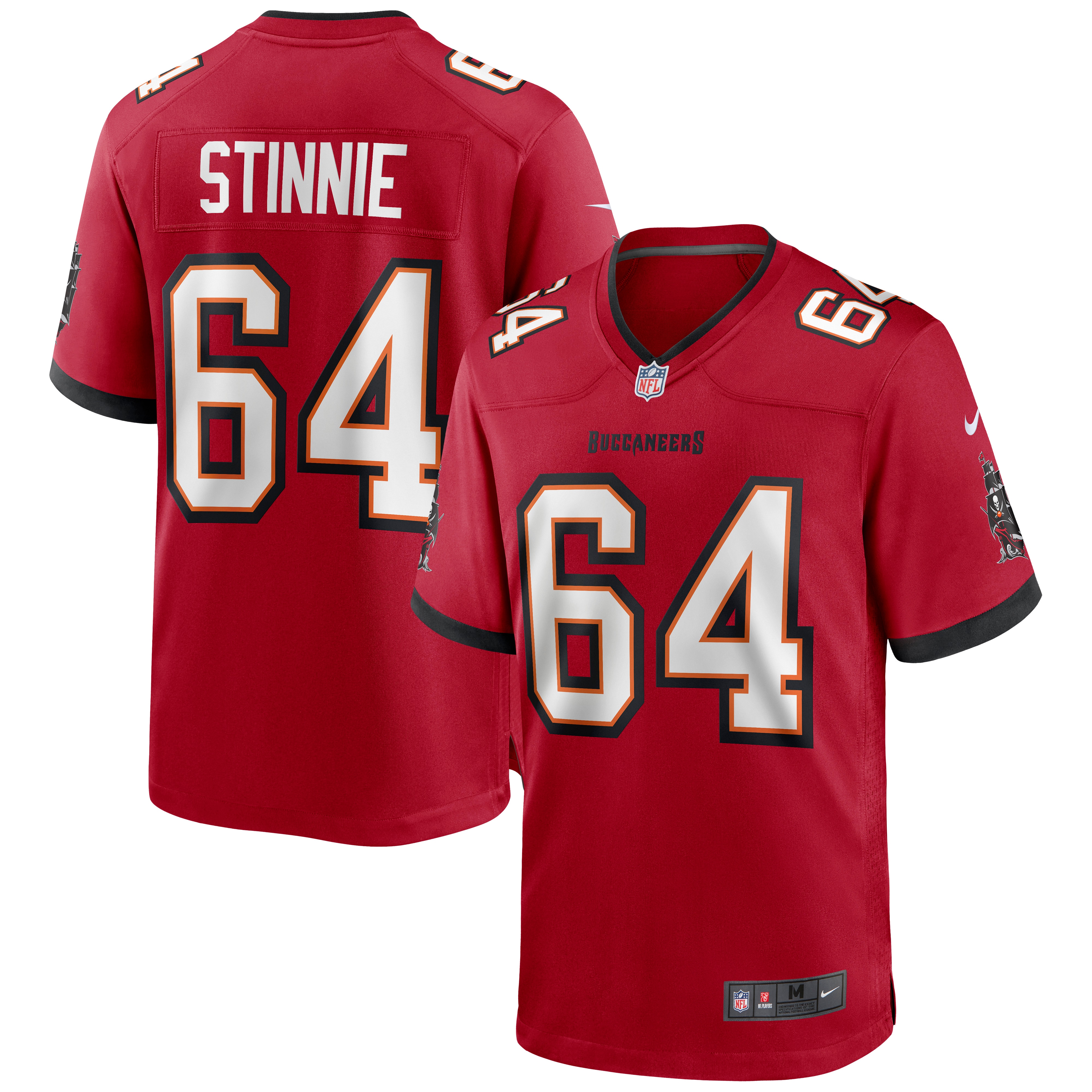 Men's Tampa Bay Buccaneers Aaron Stinnie Red Game Jersey