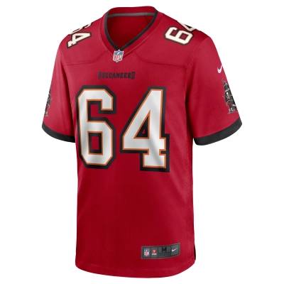 Men's Tampa Bay Buccaneers Aaron Stinnie Red Game Jersey 02