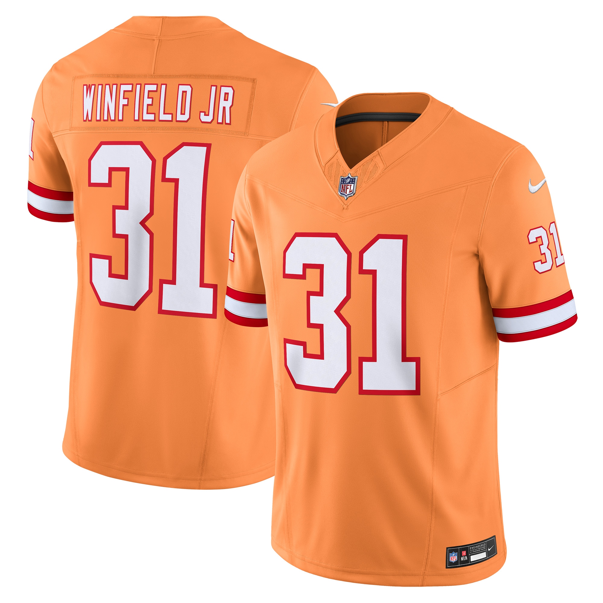 Men's Tampa Bay Buccaneers Antoine Winfield Jr. Orange Vapor F.U.S.E. Limited Jersey