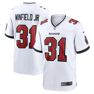 Men's Tampa Bay Buccaneers Antoine Winfield Jr. White Game Jersey 01