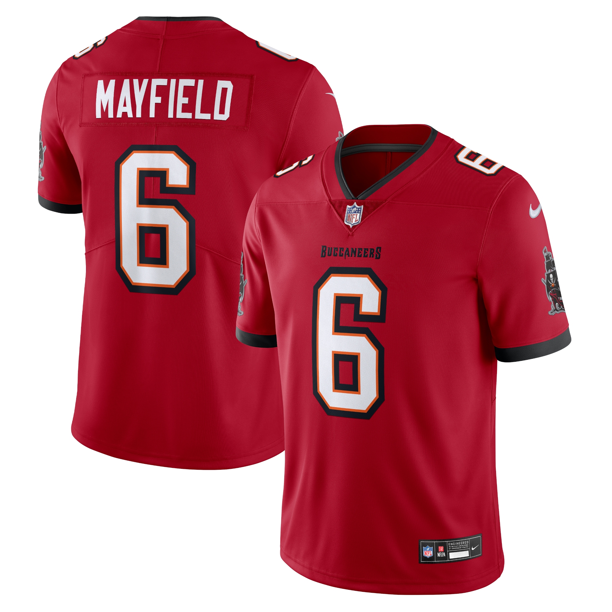 Men's Tampa Bay Buccaneers Baker Mayfield Red Vapor Untouchable Limited Jersey