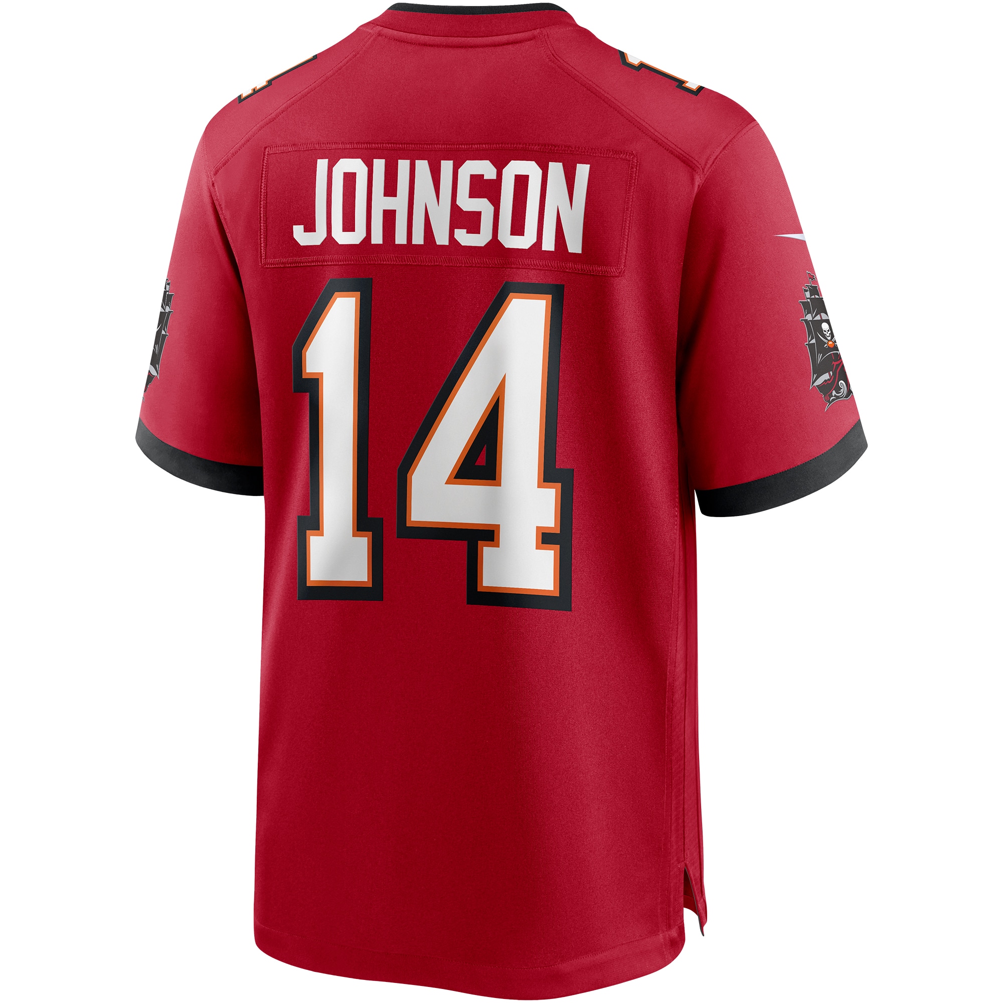 Men's Tampa Bay Buccaneers Brad Johnson Red Game Retired Player Jersey
