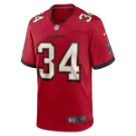 Men's Tampa Bay Buccaneers Bryce Hall  Red Team Game Jersey