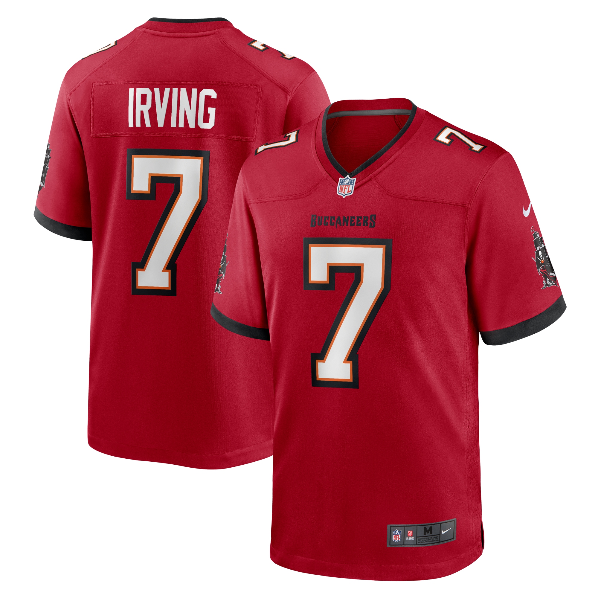Men's Tampa Bay Buccaneers Bucky Irving  Red Game Jersey