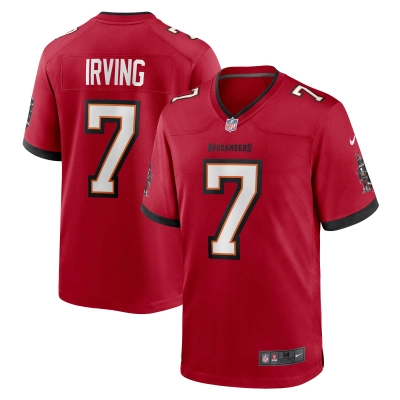 Men's Tampa Bay Buccaneers Bucky Irving  Red Game Jersey 01