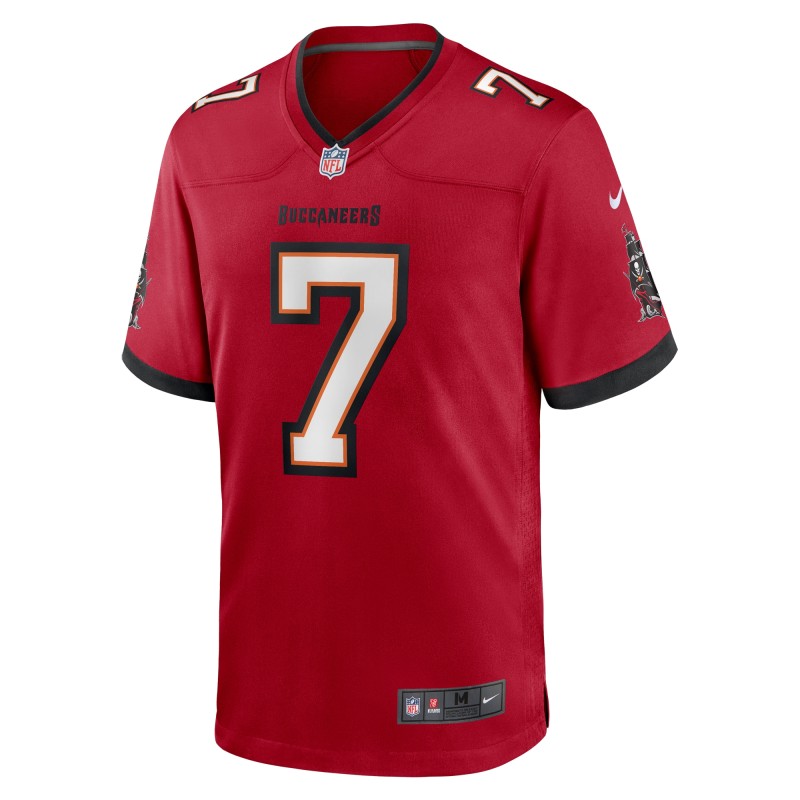 Men's Tampa Bay Buccaneers Bucky Irving  Red Game Jersey