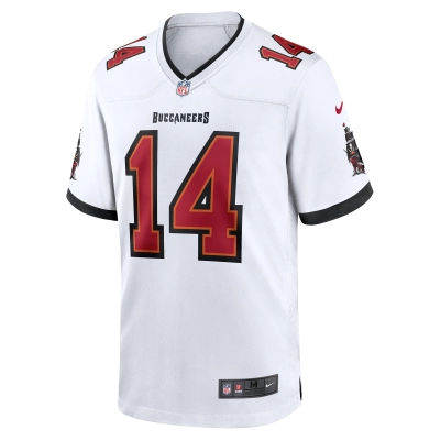 Men's Tampa Bay Buccaneers Chris Godwin  White White Game Jersey 02