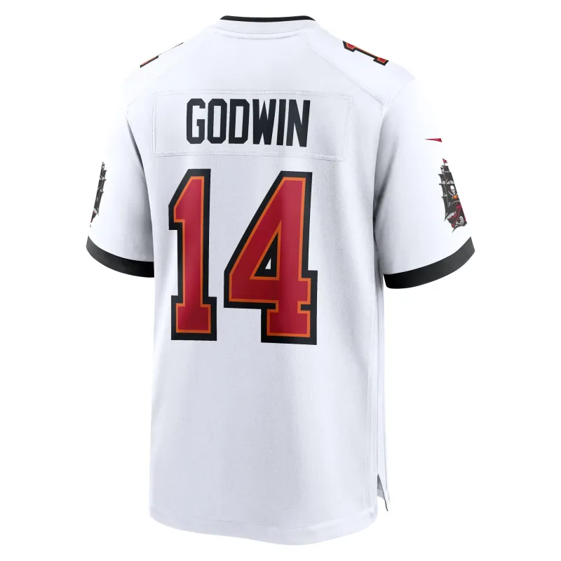 Men's Tampa Bay Buccaneers Chris Godwin  White White Game Jersey
