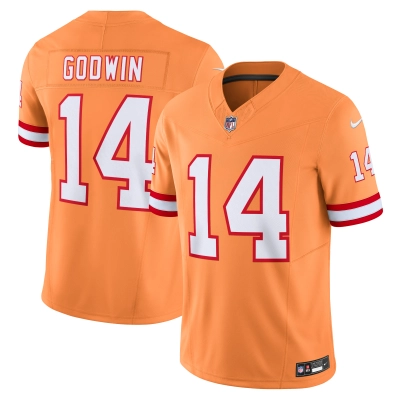 Men's Tampa Bay Buccaneers Chris Godwin Orange Vapor F.U.S.E. Limited Jersey 01