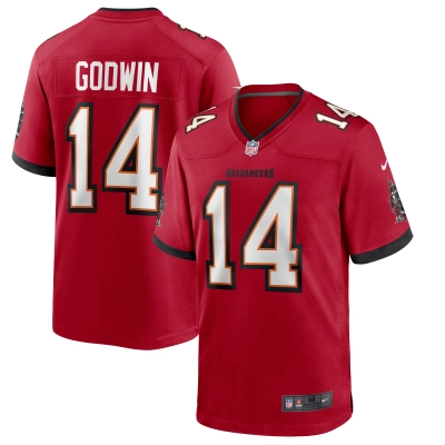 Men's Tampa Bay Buccaneers Chris Godwin Red Game Jersey 01