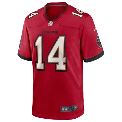 Men's Tampa Bay Buccaneers Chris Godwin Red Game Jersey 02