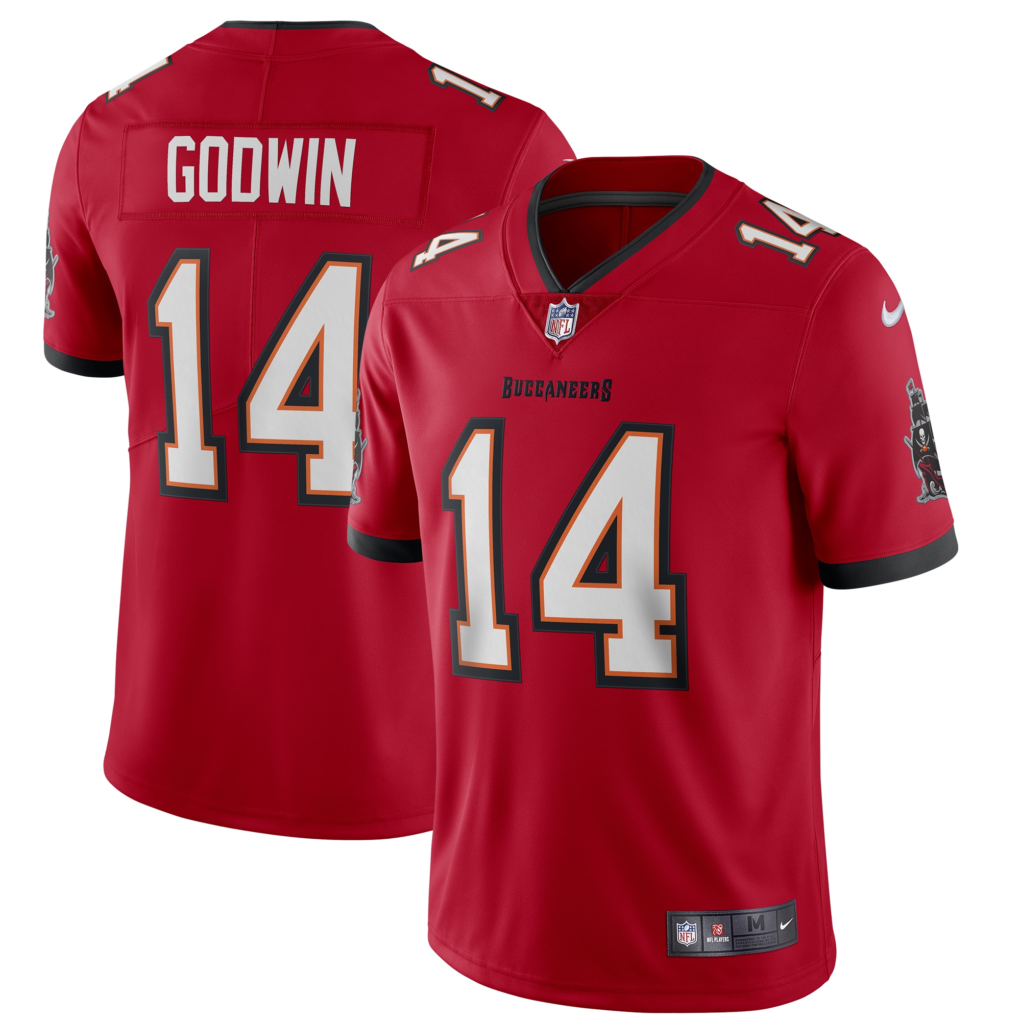 Men's Tampa Bay Buccaneers Chris Godwin Red Vapor Limited Jersey