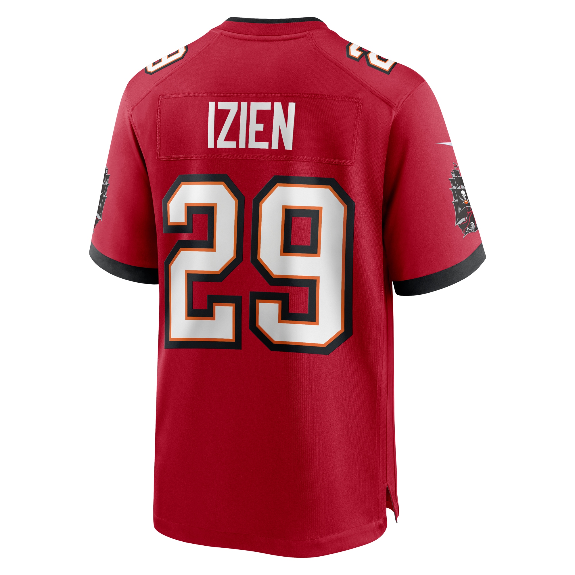 Men's Tampa Bay Buccaneers Christian Izien  Red Game Jersey