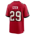 Men's Tampa Bay Buccaneers Christian Izien  Red Game Jersey