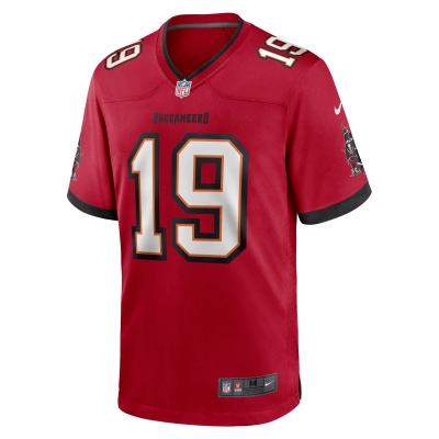 Men's Tampa Bay Buccaneers David Moore  Red Game Jersey 02