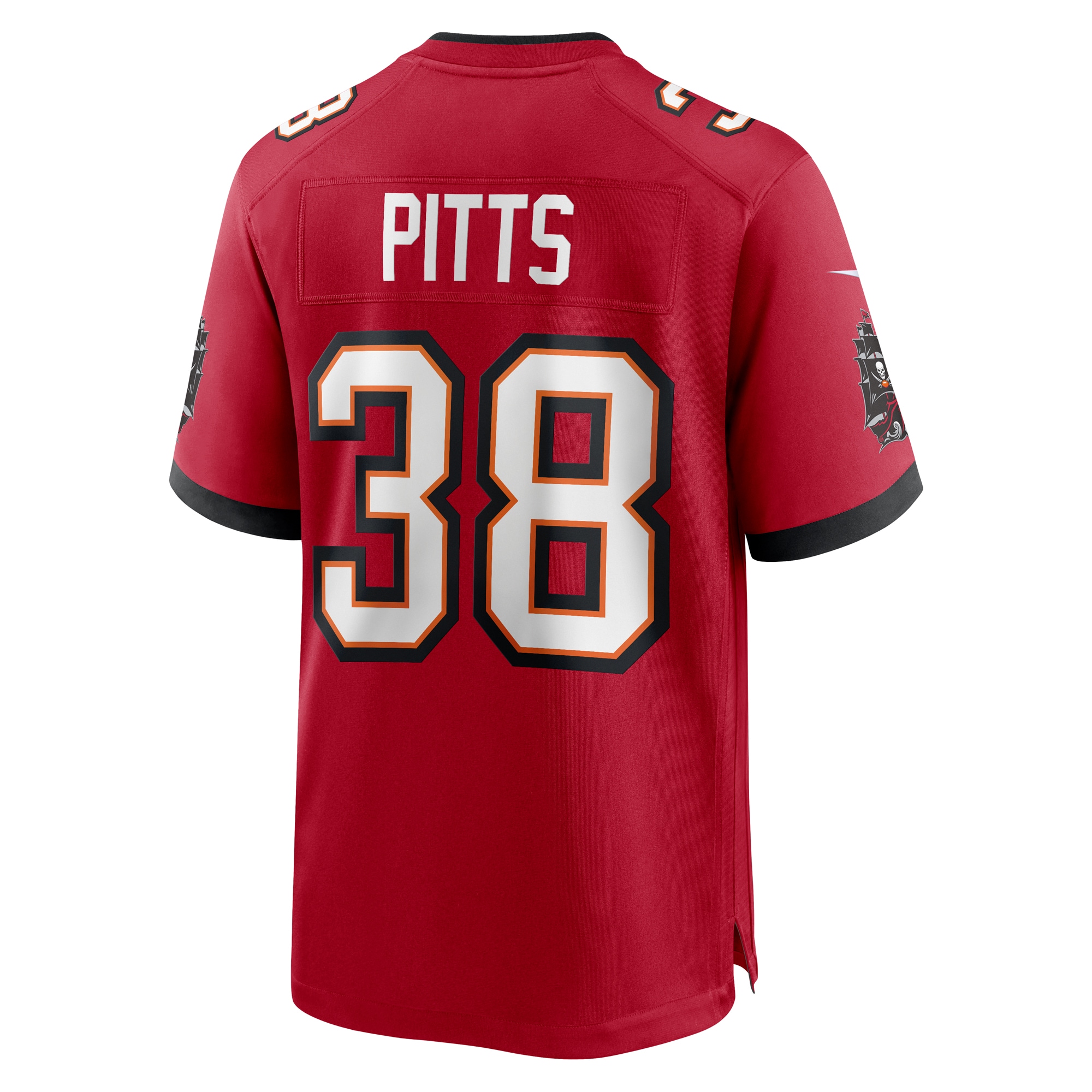 Men's Tampa Bay Buccaneers Derrek Pitts  Red Game Jersey