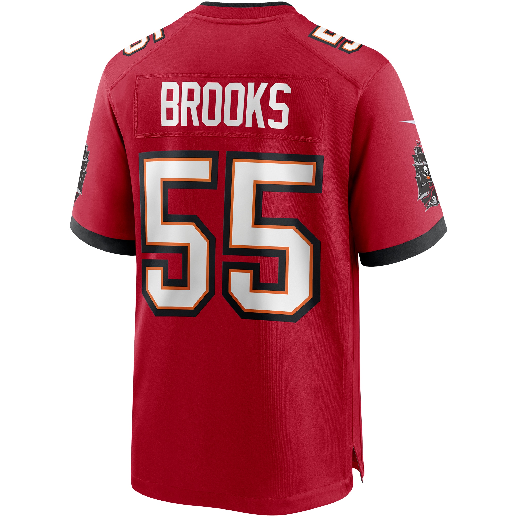 Men's Tampa Bay Buccaneers Derrick Brooks Red Game Retired Player Jersey