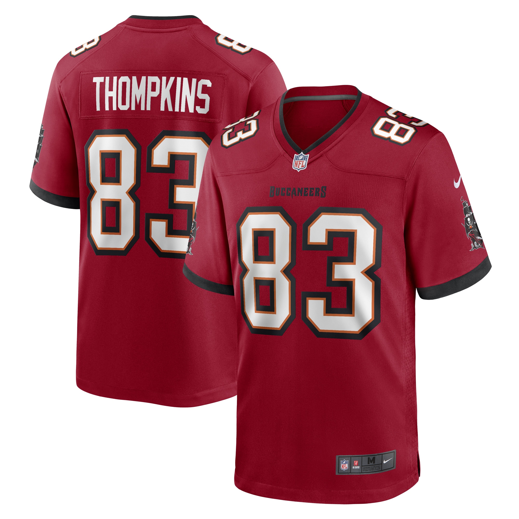 Men's Tampa Bay Buccaneers Deven Thompkins Red Game Player Jersey