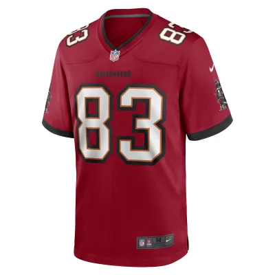 Men's Tampa Bay Buccaneers Deven Thompkins Red Game Player Jersey 02