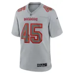 Men's Tampa Bay Buccaneers Devin White Gray Atmosphere Fashion Game Jersey