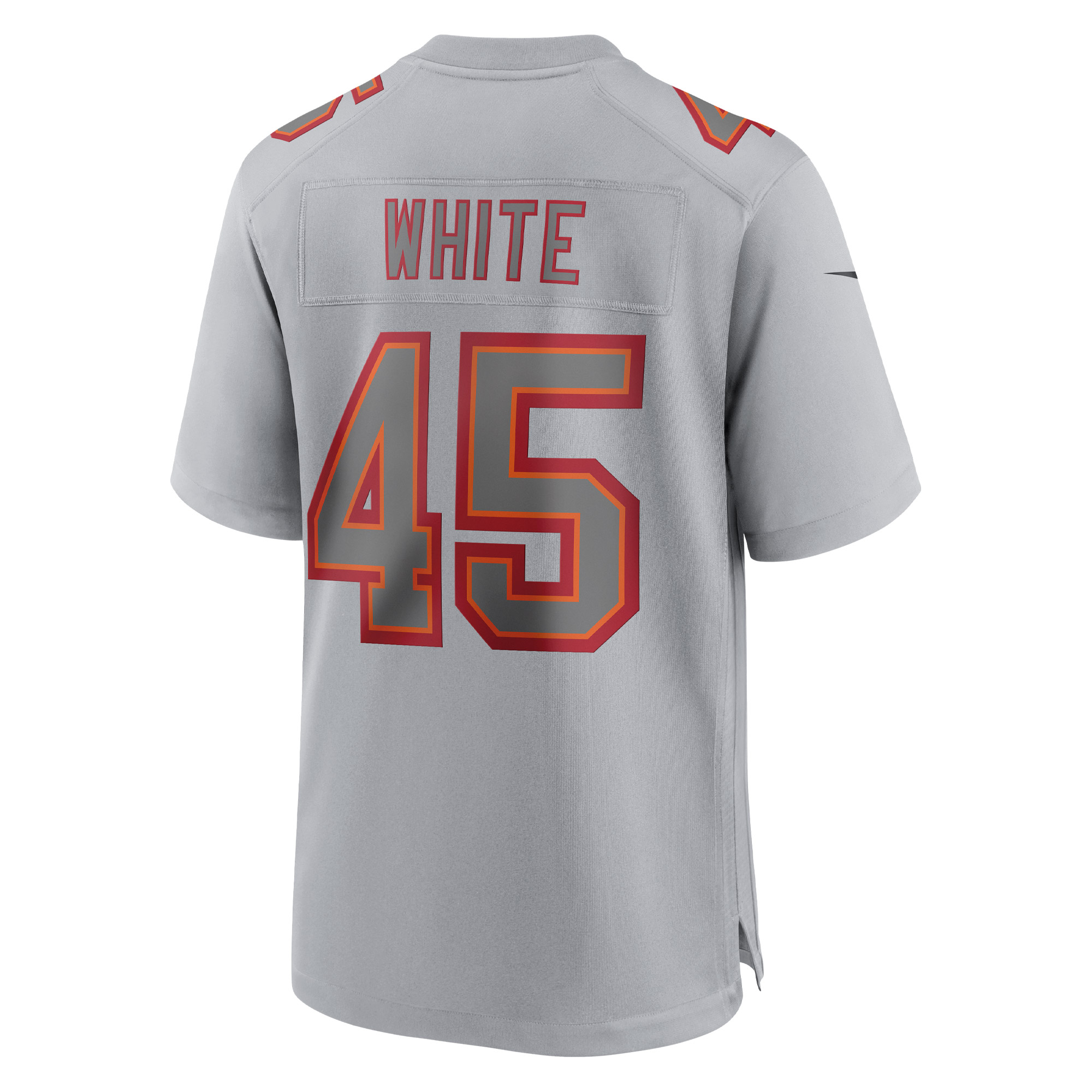 Men's Tampa Bay Buccaneers Devin White Gray Atmosphere Fashion Game Jersey