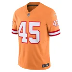 Men's Tampa Bay Buccaneers Devin White Orange Vapor F.U.S.E. Limited Jersey