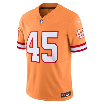 Men's Tampa Bay Buccaneers Devin White Orange Vapor F.U.S.E. Limited Jersey 02