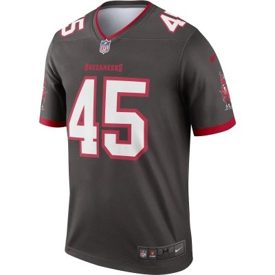 Men's Tampa Bay Buccaneers Devin White Pewter Alternate Legend Jersey 02