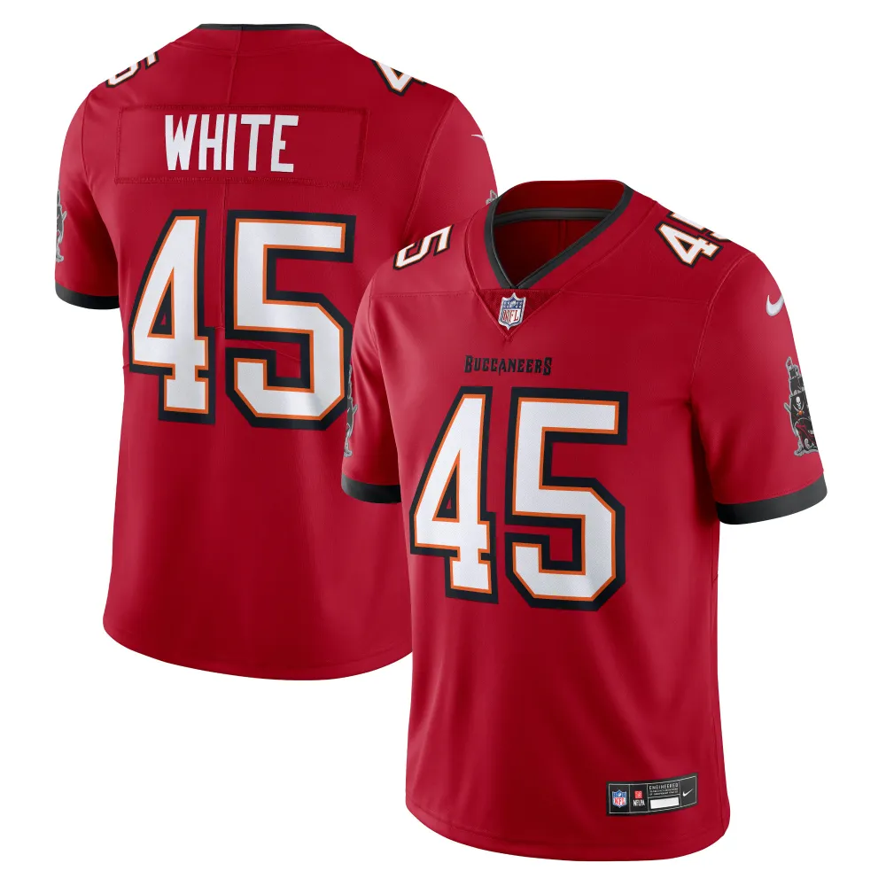 Men's Tampa Bay Buccaneers Devin White Red Vapor Untouchable Limited Jersey