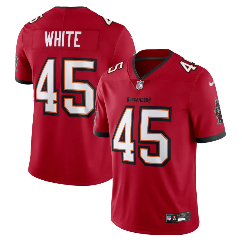 Men's Tampa Bay Buccaneers Devin White Red Vapor Untouchable Limited Jersey
