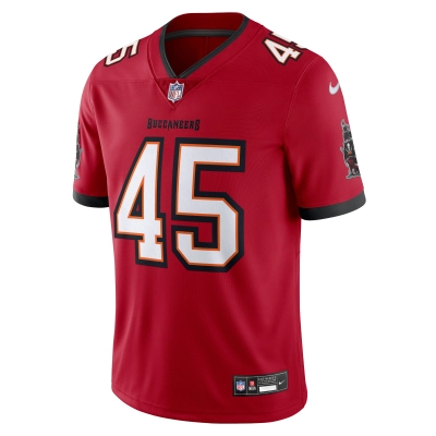 Men's Tampa Bay Buccaneers Devin White Red Vapor Untouchable Limited Jersey 02
