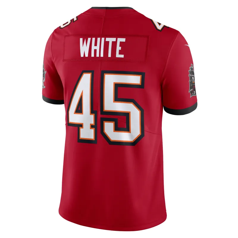 Men's Tampa Bay Buccaneers Devin White Red Vapor Untouchable Limited Jersey