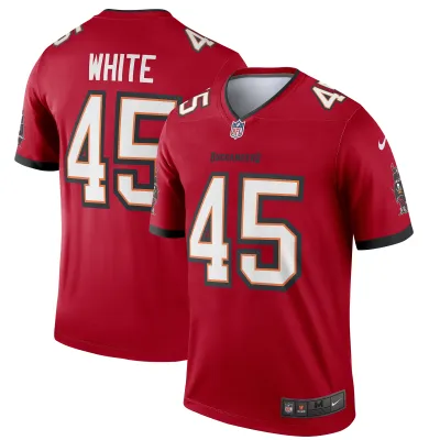 Men's Tampa Bay Buccaneers Devin White Red Legend Jersey 01