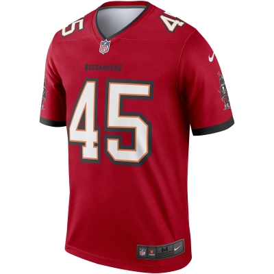 Men's Tampa Bay Buccaneers Devin White Red Legend Jersey 02