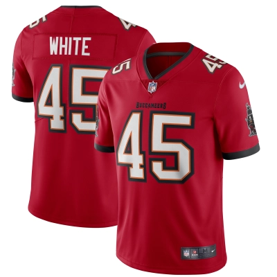 Men's Tampa Bay Buccaneers Devin White Red Vapor Limited Jersey 01