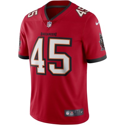 Men's Tampa Bay Buccaneers Devin White Red Vapor Limited Jersey 02