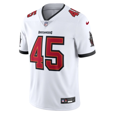 Men's Tampa Bay Buccaneers Devin White White Vapor Untouchable Limited Jersey 02