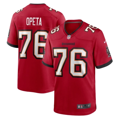 Men's Tampa Bay Buccaneers Iosua Opeta  Red Game Jersey 01
