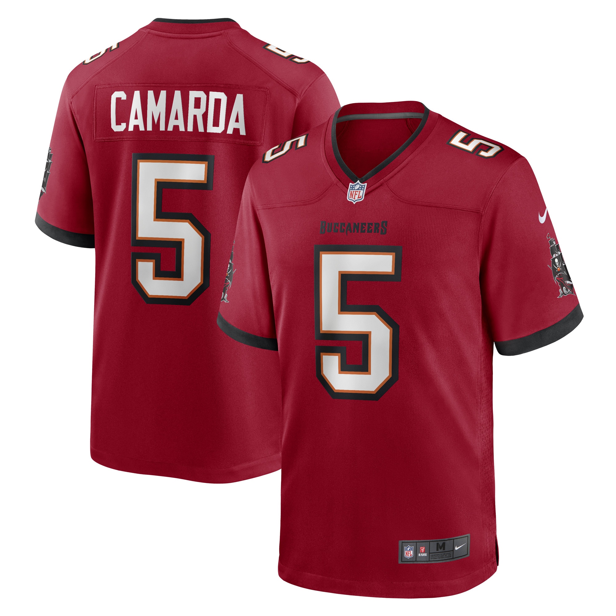 Men's Tampa Bay Buccaneers Jake Camarda Red Game Player Jersey