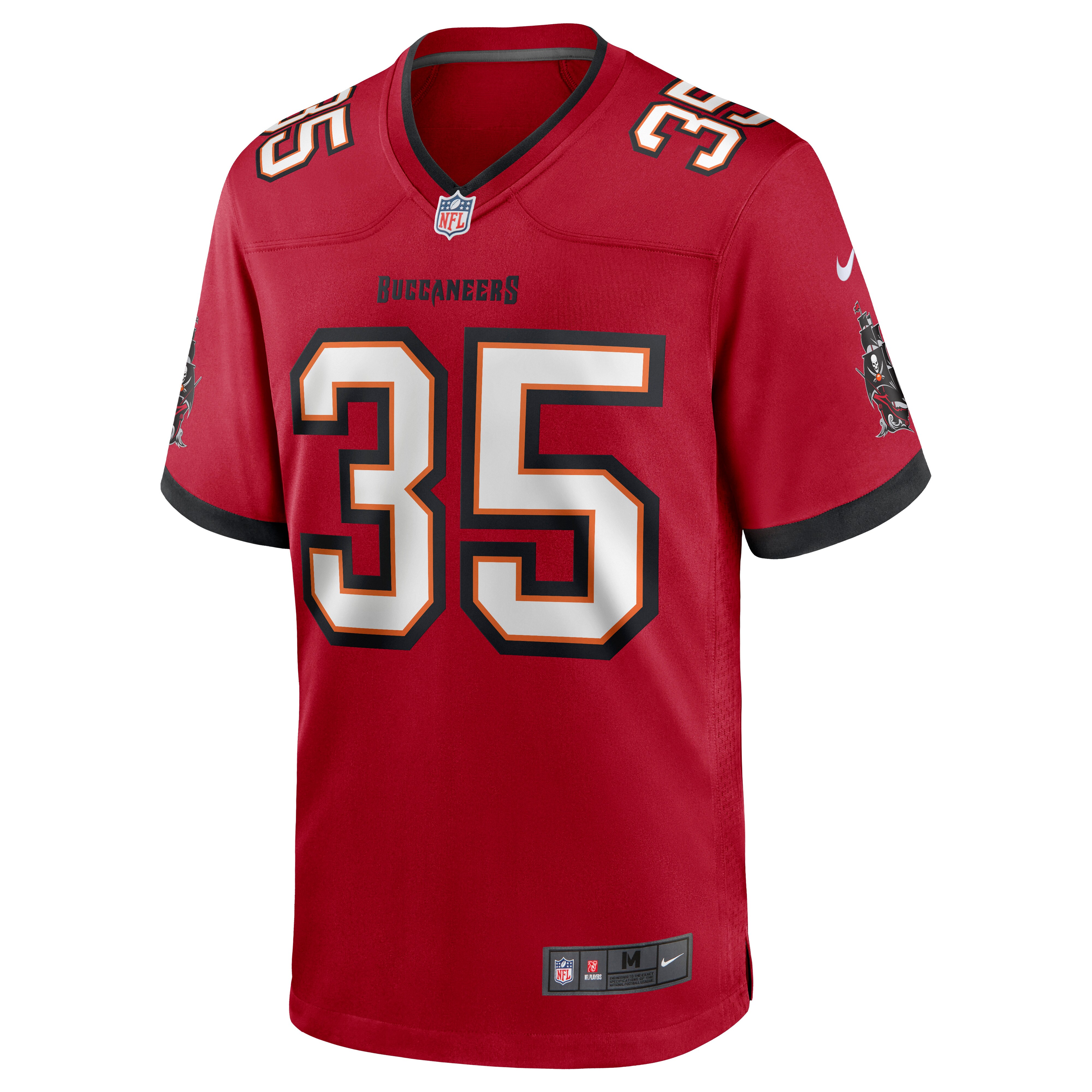 Men's Tampa Bay Buccaneers Jamel Dean Red Game Jersey