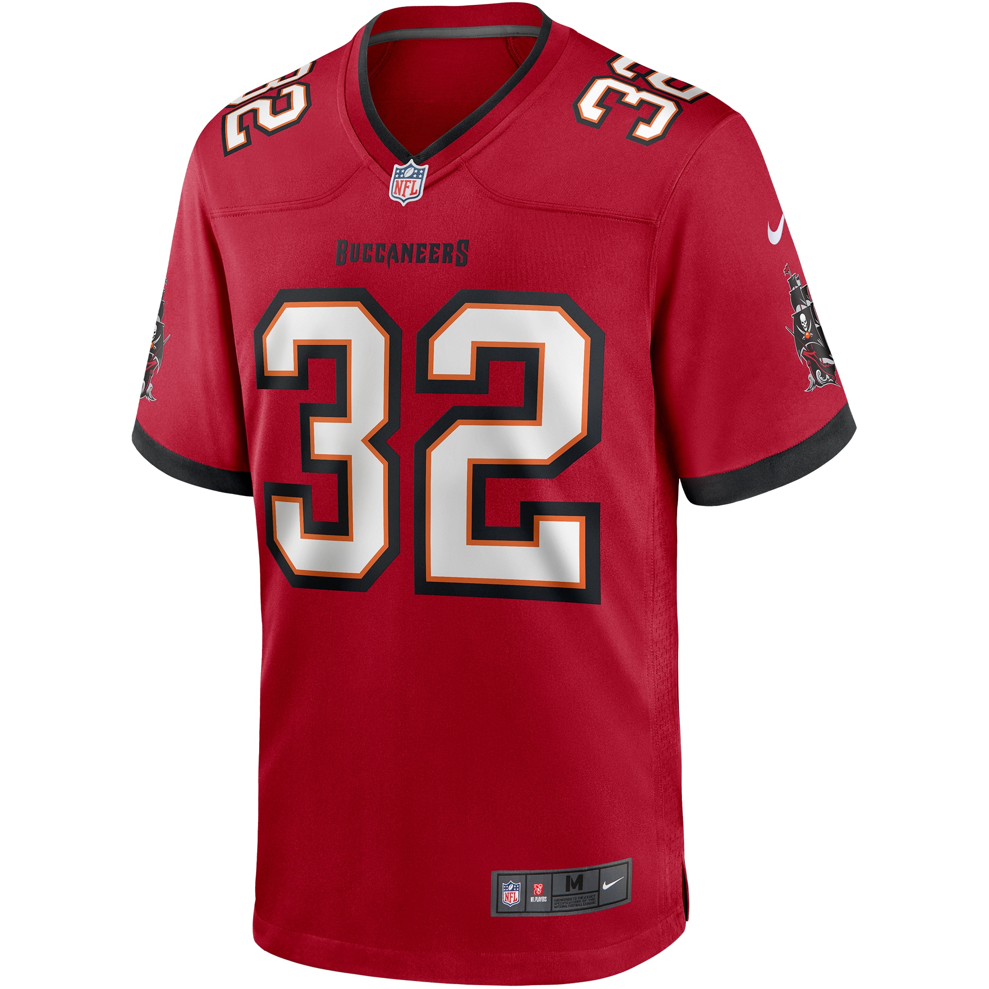 Men's Tampa Bay Buccaneers James Wilder Red Game Retired Player Jersey