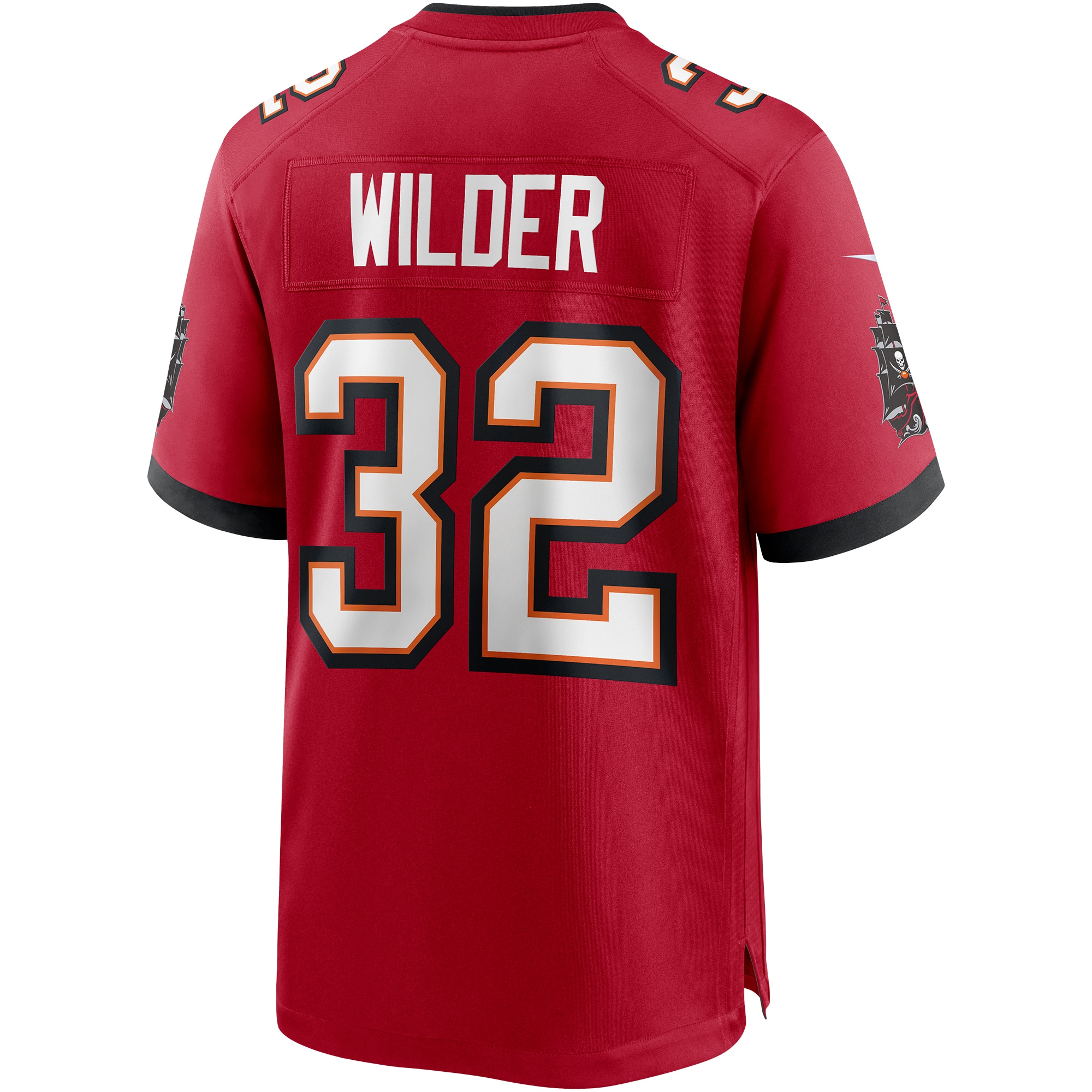 Men's Tampa Bay Buccaneers James Wilder Red Game Retired Player Jersey