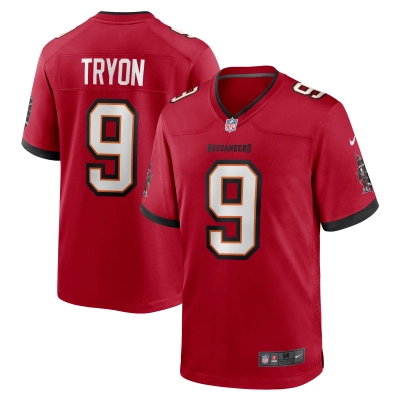 Men's Tampa Bay Buccaneers Joe Tryon Red 2021 NFL Draft First Round Pick No. 32 Game Jersey 01