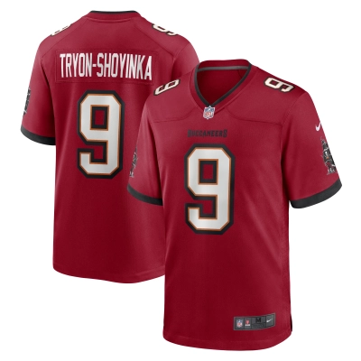 Men's Tampa Bay Buccaneers Joe Tryon-Shoyinka Red Game Jersey 01