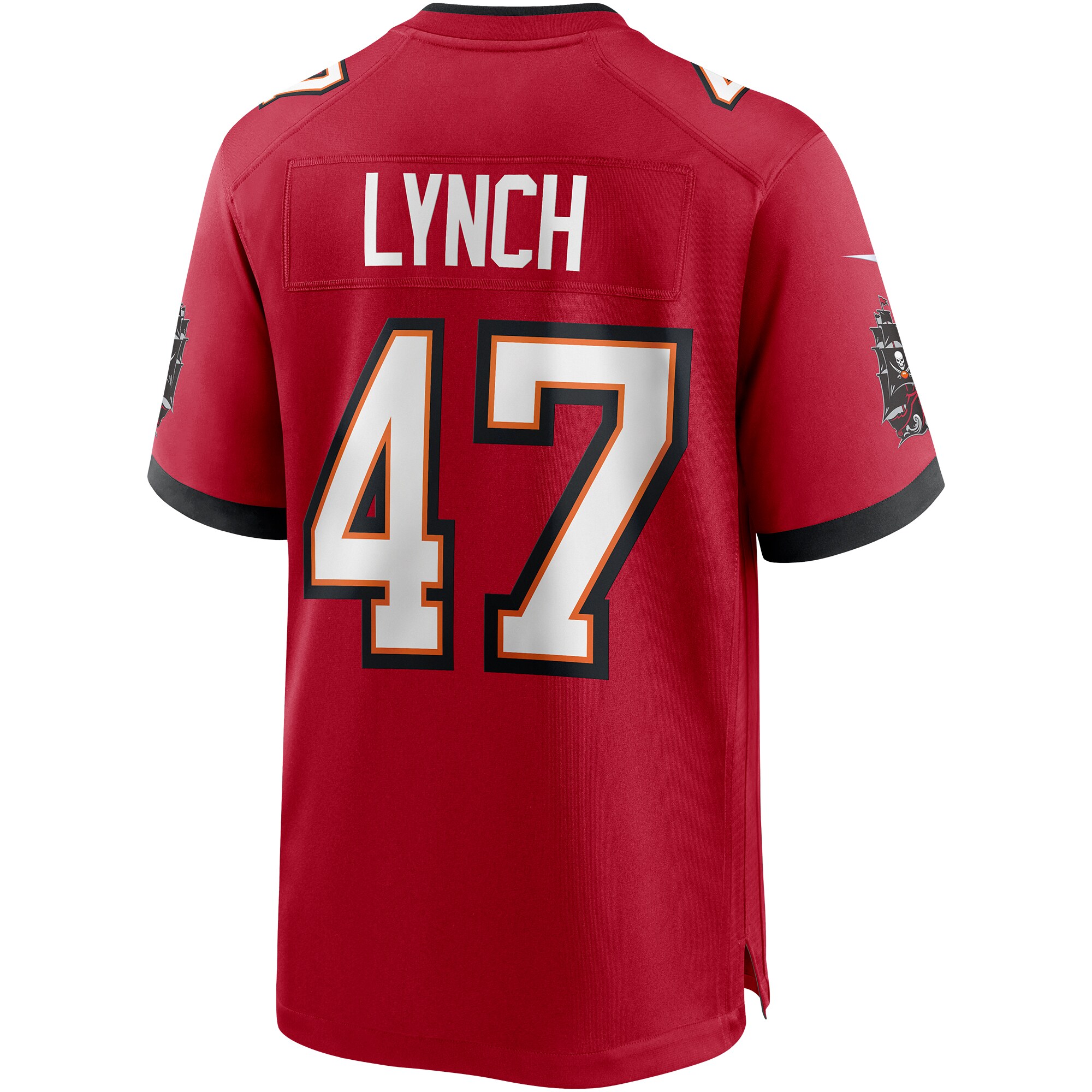 Men's Tampa Bay Buccaneers John Lynch Red Game Retired Player Jersey