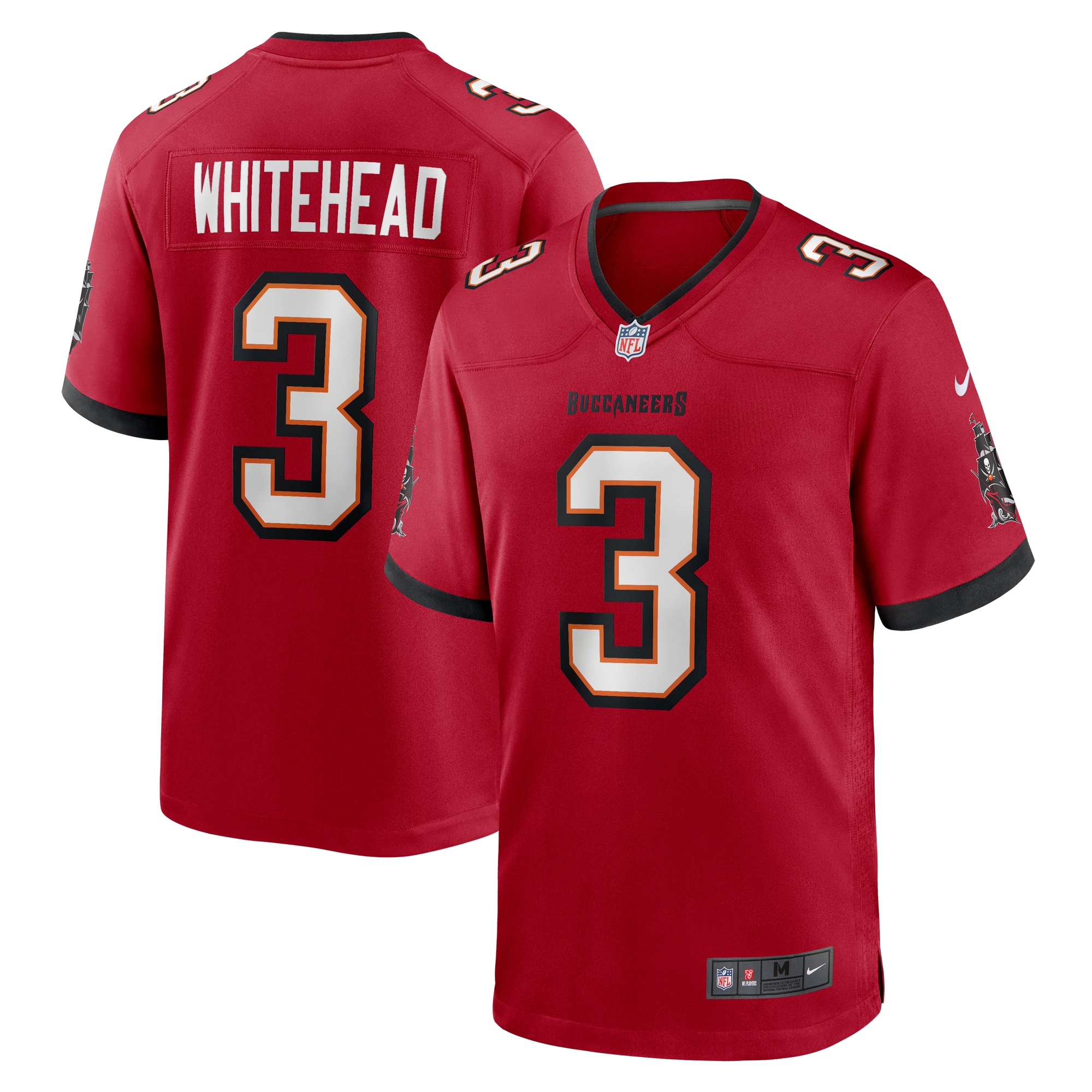 Men's Tampa Bay Buccaneers Jordan Whitehead  Red Game Jersey