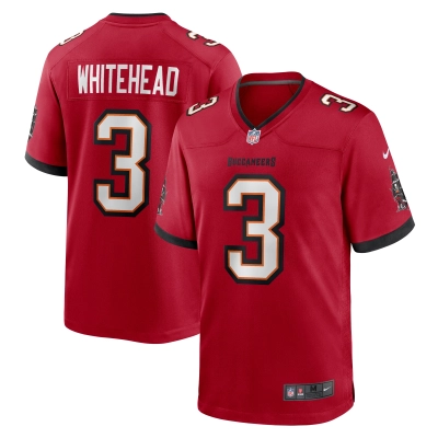Men's Tampa Bay Buccaneers Jordan Whitehead  Red Game Jersey 01