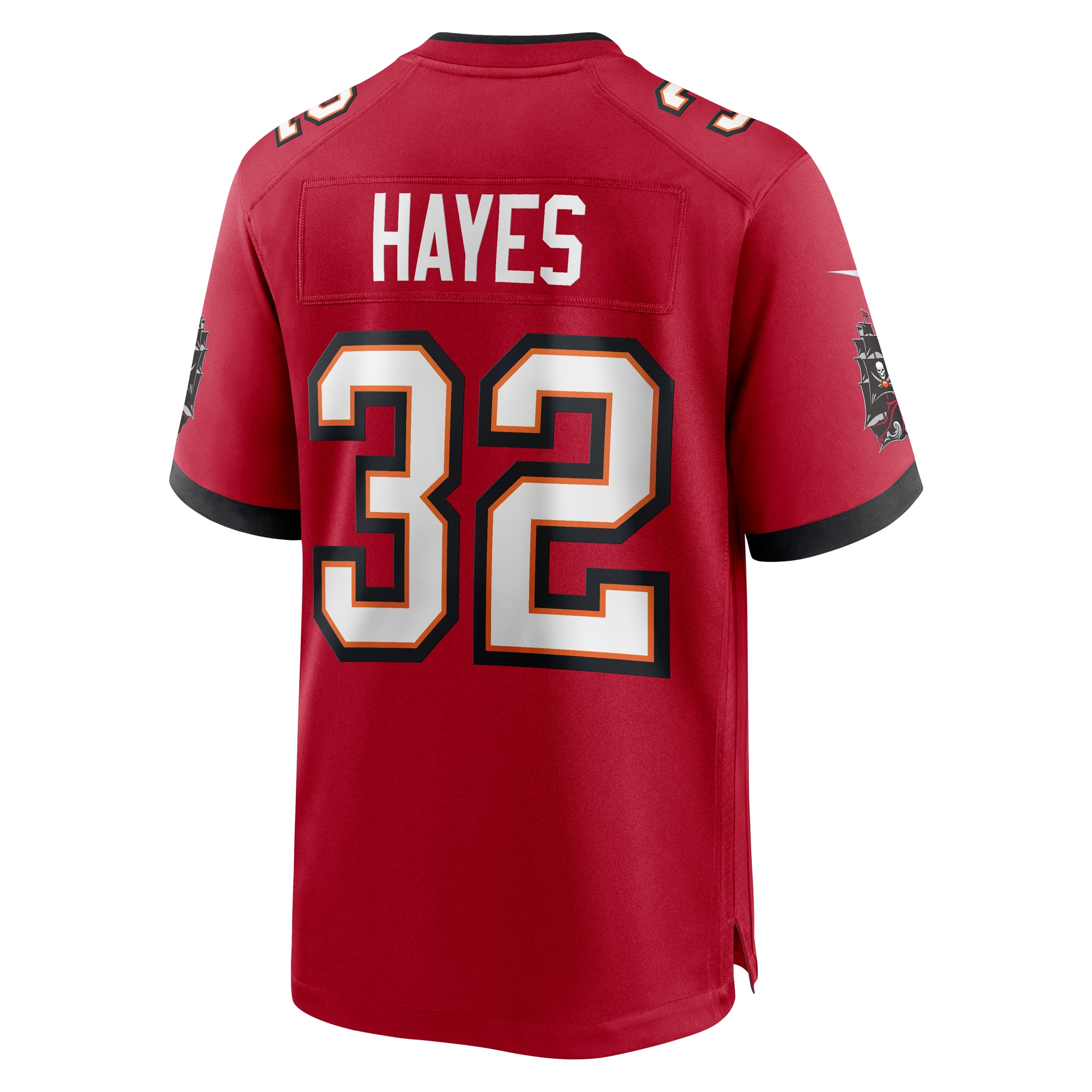 Men's Tampa Bay Buccaneers Josh Hayes  Red Game Jersey