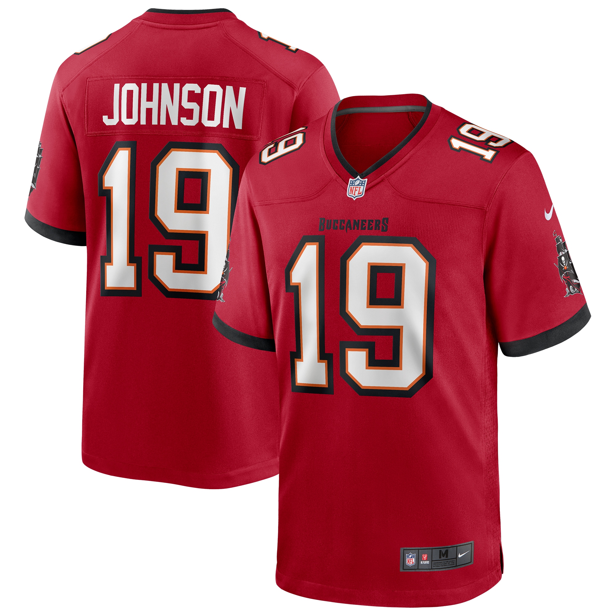 Men's Tampa Bay Buccaneers Keyshawn Johnson Red Game Retired Player Jersey